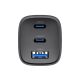 2. Ładowarka Havit UC20 EU USB-C+USB-C+USB-A (czarny)
