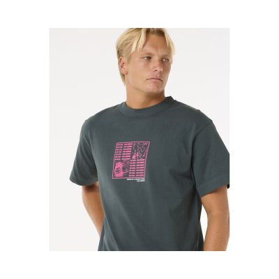 2. Koszulka RIP CURL Raw Energy Zine Tee turkusowy