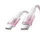 2. Kabel Joyroom S-A42 Crystal-Clear Series 60W USB-C - USB-C 1,2m - biały