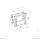 15. Neomounts WL95-800BL1 uchwyt do tablic informacyjnych 177,8 cm (70") Czarny