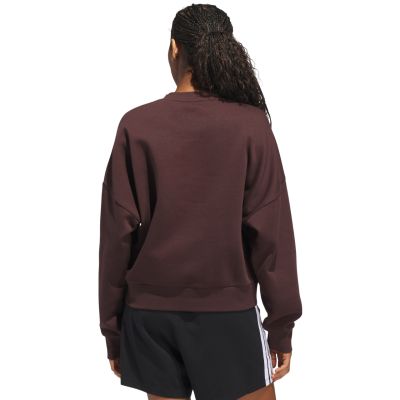 3. Bluza damska adidas Cozy Sweatshirt brązowa JM1794