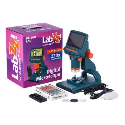 11. Mikroskop cyfrowy Levenhuk LabZZ DM200 LCD