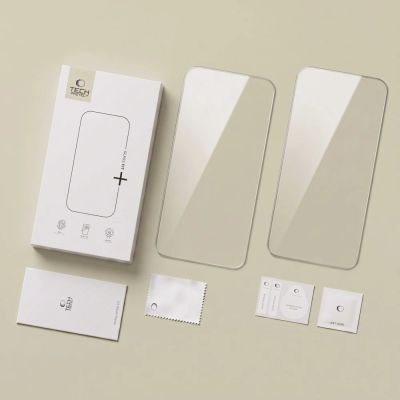 10. Szkło hartowane Tech-Protect Glass Fit+ 2-pack na iPhone 16 Pro Max / 17 Pro Max - przezroczyste