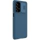 6. Nillkin CamShield Pro Case pancerne etui pokrowiec osłona na aparat kamerę Samsung Galaxy A73 niebieski