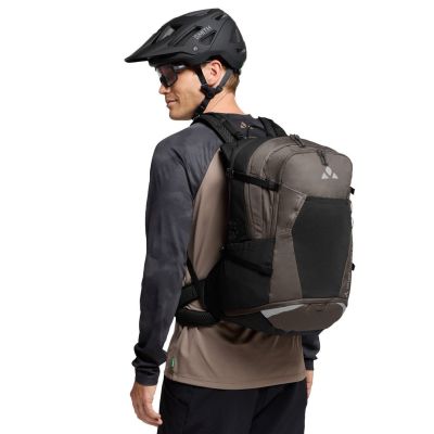 11. VAUDE Bike Alpin 28+5 plecak Plecak sportowy Czarny, Brązowy Poliamidowy, Poliuretan (PU), Poliester