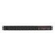 LogiLink PDU8P01 rozdzielacz zasilania PDU 8 x gniazdo sieciowe 1U Czarny