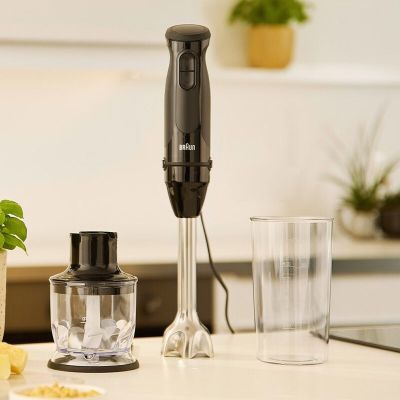 5. Braun MultiQuick 3 MQ30201M 0,6 l Blender immersyjny 900 W Czarny, Stal satynowa