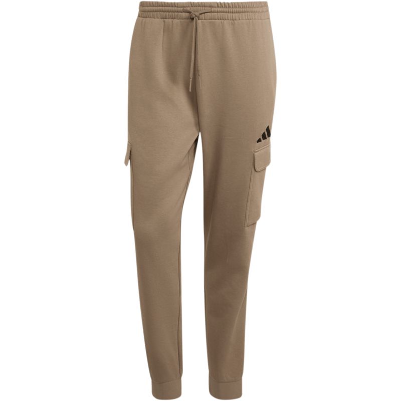 2. Spodnie męskie adidas Essentials Feelcozy Cargo beżowe KF2384