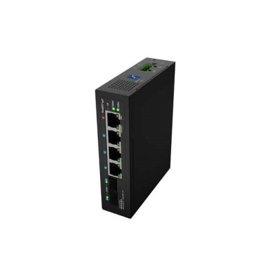 2. SWITCH LANBERG ILGE-4P-2S-90 LIGHT INDUSTRIAL POE 1XBT 3XAT 2XSFP DIN GIGABIT ETHERNET