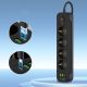 3. Listwa zasilająca Tech-Protect PCL4X3 4 gniazda 240V + 2xUSB-A + 1xUSB-C 200 cm - czarna