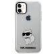 17. Etui Karl Lagerfeld Ikonik Choupette na iPhone 11 / Xr - przezroczyste