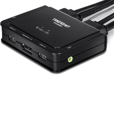 4. Trendnet TK-220DPI przełącznik KVM Czarny