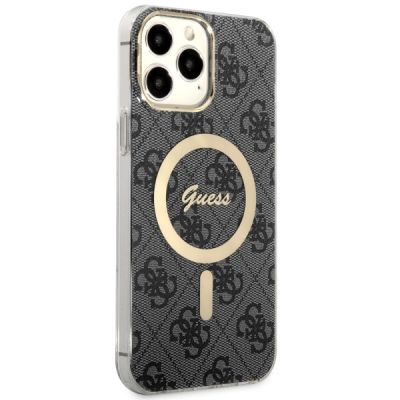 4. Etui Guess 4G MagSafe na iPhone 13 Pro Max - czarne