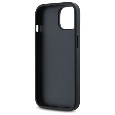 7. Etui DKNY Quilted Stack Logo na iPhone 14 - czarne