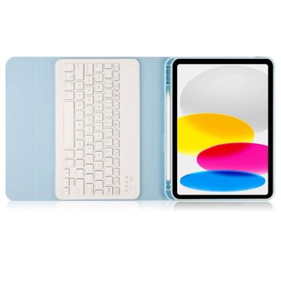 5. Etui Tech-Protect SC Pen + Keyboard z klawiaturą na iPad 10.9" 2022 - jasnoniebieskie