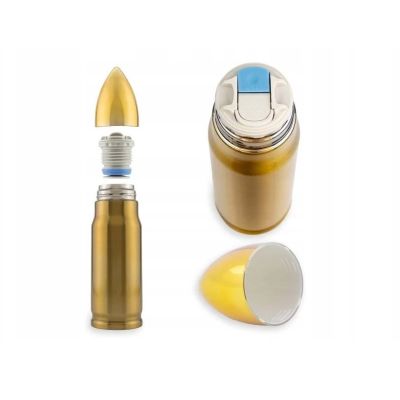 3. Termos Bullet Brass nabój 500 ml