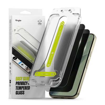 Szkło hartowane Ringke Easy Slide Privacy 2-Pack prywatyzujące na Google Pixel Pro 9 Pro / 10 Pro / 11 Pro
