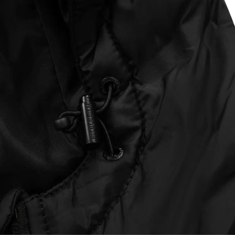 4. Bezrękawnik męski z kapturem kamizelka czarna Pit Bull Eclipse Hooded  - 5240129