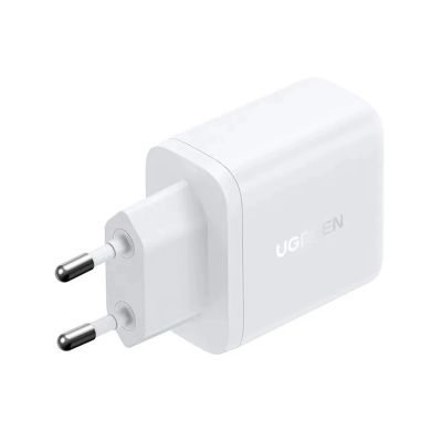3. Ładowarka sieciowa Ugreen Nexode N Series X227 20W GaN 1x USB-A 1x USB-C - biała