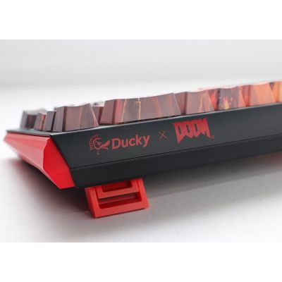 5. Ducky One 3 SF Doom Limited Edition klawiatura Gaming USB QWERTY Niemiecki Wielobarwny