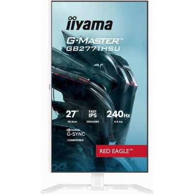 3. iiyama G-MASTER GB2771HSU-W1 monitor komputerowy 68,6 cm (27") 1920 x 1080 px Full HD LCD Biały