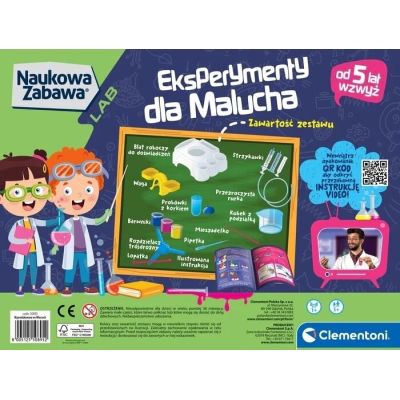 2. Zestaw Clementoni - Eksperymenty dla malucha