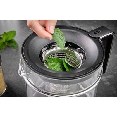 4. GEFU T-PREP Czajnik do herbaty z podgrzewaczem 1.5 ltr