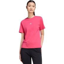 Koszulka damska adidas Essentials Small Logo różowa KF8395