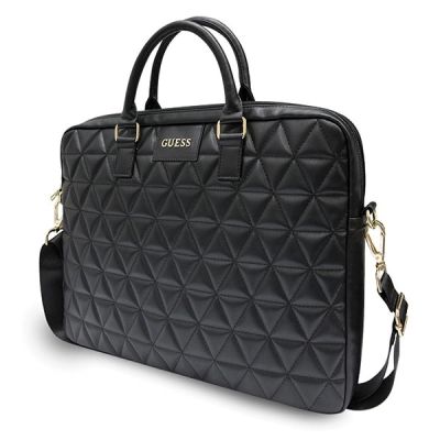 2. Torba Guess Quilted na laptopa 16" - czarna