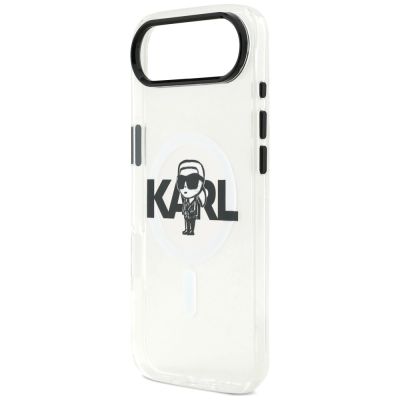 6. Etui Karl Lagerfeld IML Karl Sketch Logo MagSafe do iPhone 17 Air - przezroczyste