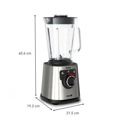 9. Tefal Perfectmix+ BL871D 1,5 l Blender stołowy 1200 W Stal nierdzewna, Szary