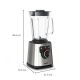 9. Tefal Perfectmix+ BL871D 1,5 l Blender stołowy 1200 W Stal nierdzewna, Szary