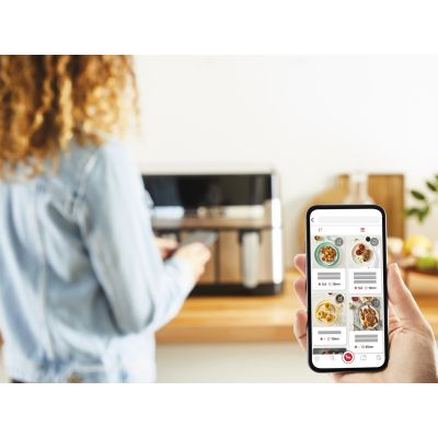 10. Frytkownica beztłuszczowa TEFAL DualEasy EY905D10