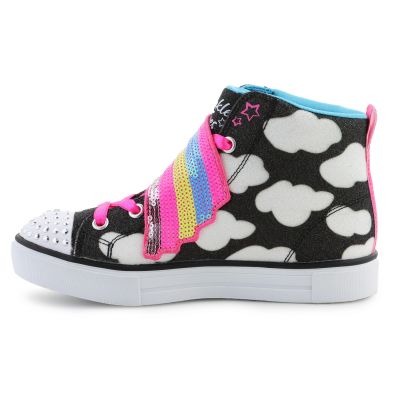 9. Buty Skechers Twinkle Toes: Twinkle Sparks - Shooting Star Jr 314775L-BKMT
