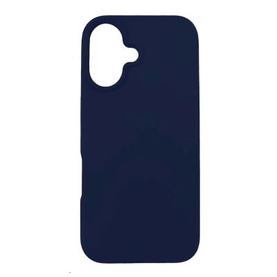 6. Etui 3mk Silicone Case na iPhone 16 Plus - granatowe