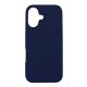 6. Etui 3mk Silicone Case na iPhone 16 Plus - granatowe
