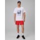 4. T-shirt regular z nadrukiem męski 4F 4FWSS26TTSHM2783-10S