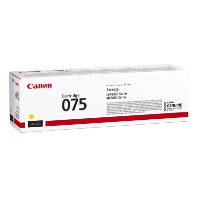 8. Canon 075 kaseta z tonerem 1 szt. Oryginalny Żółty