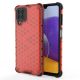 Honeycomb etui pancerny pokrowiec z żelową ramką Samsung Galaxy A22 4G czerwony