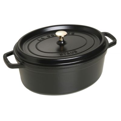 Garnek żeliwny owalny STAUB 40509-319-0 - czarny 5.5 ltr