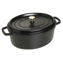 Garnek żeliwny owalny STAUB 40509-319-0 - czarny 5.5 ltr