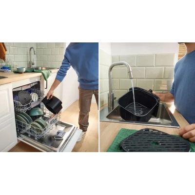 10. Frytownica beztłuszczowa Bosch Air Fryer MAFS2462B (2000W; 6,1l)