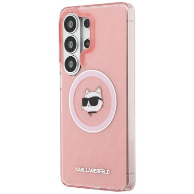 2. Etui Karl Lagerfeld IML Repeated Choupette MagSafe na Samsung Galaxy S26 Ultra - różowe