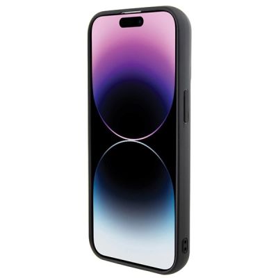 5. Etui Karl Lagerfeld 3D Rubber Multi Logo na iPhone 15 - czarne