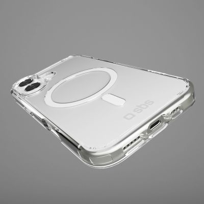 5. Etui SBS Extreme Mag z technologią D3O na iPhone 17 - przezroczyste