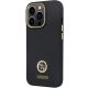 2. Etui Guess 4G Silicone Logo Strass na iPhone 13 Pro Max - czarne