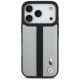 3. Etui BMW M Perforated Stripe Logo MagSafe na iPhone 17 Pro - szare