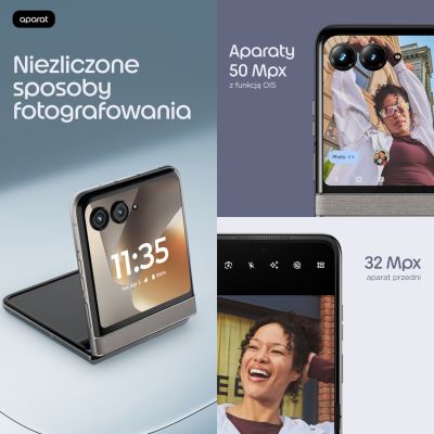 6. Motorola Razr 70 5G 256 GB pantone hematite