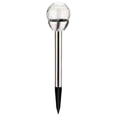 20. LAMPA SOLARNA SZKLANA KULA 7,5x34CM RGB