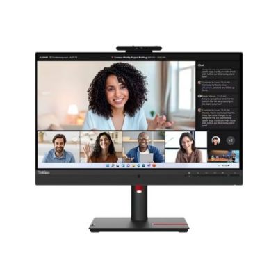 20. Lenovo Monitor ThinkVision 23.8" T24mv-30 16:9 Panel IPS 1920 x 1080  Lift USB Hub Daisy Chain Ethernet RJ45 Camera & Speakers DP HDMI